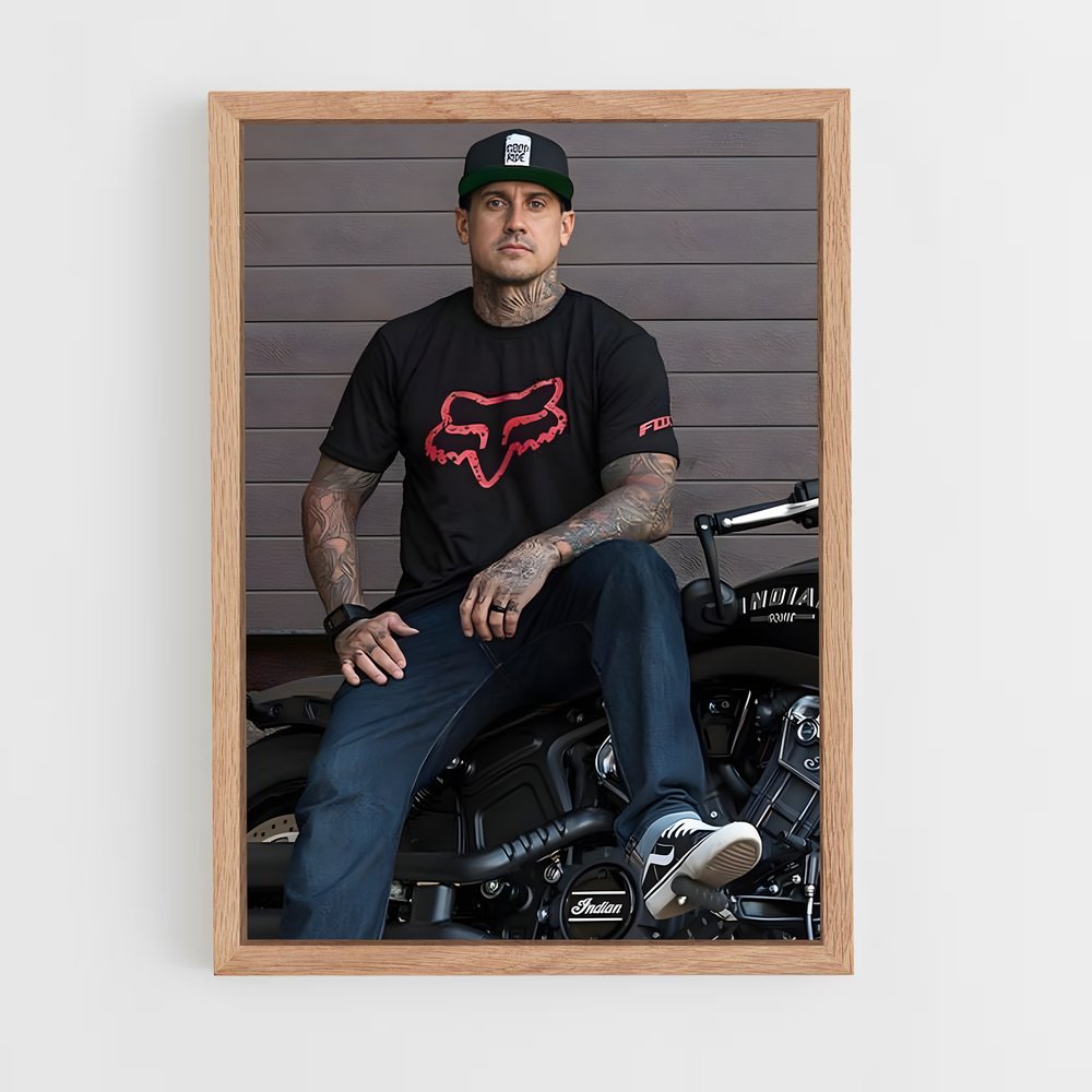 Poster Ride with Heart – affiche Motocross freestyle (vue 4)